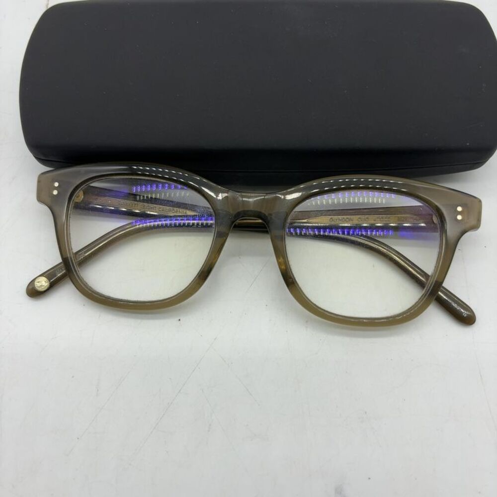 Garrett Leight Black Eyeglasses Brown